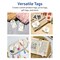 Avery Printable Arched Square Printable Tags, Sure Feed Technology, 2" x 2-3/16", Matte White Cardstock, Print-to-The-Edge, Laser/Inkjet Printable, 120 Total